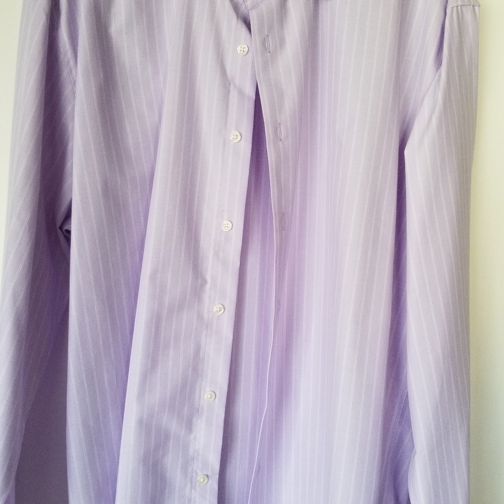 Men's shirt.  Brand new with out tags.  Lavender and white stripes. Nordstrom